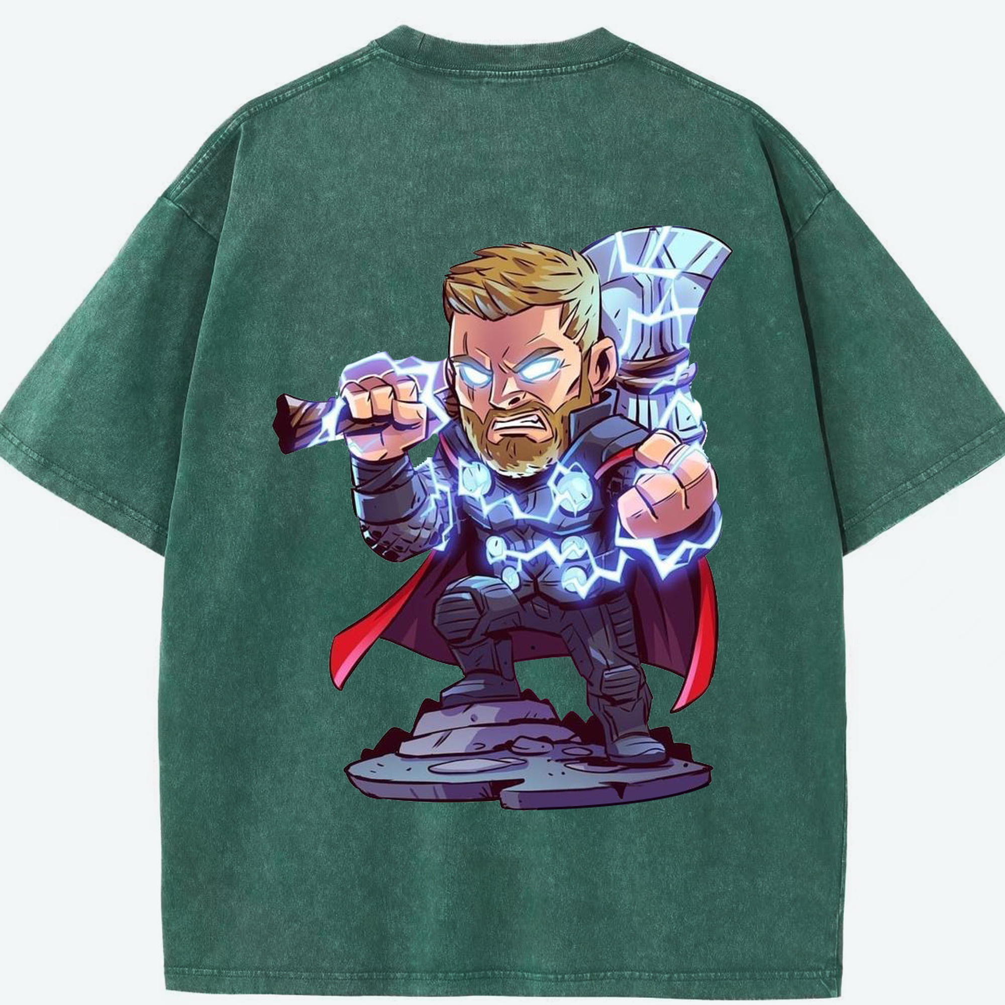 （画像用） アベンジャーズ The Avengers 綿100% ヴィンテージ風 半袖Tシャツ（背面プリント）
